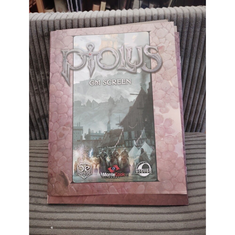 Ptolus game master screen includes players guide